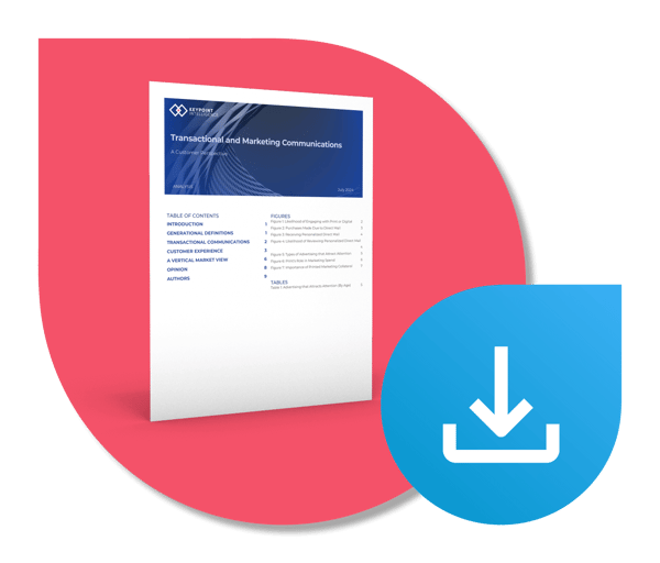 Transactional and Marketing Communications: A Customer Perspective